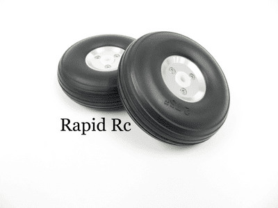 Scale Alloy Hub Rubber Wheel  3.75