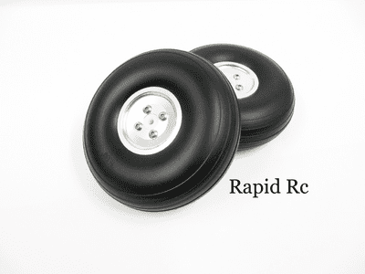 Scale Alloy Hub Rubber Wheel  4