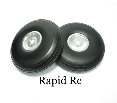 Scale Alloy Hub Rubber Wheel 7