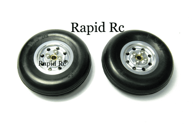 Scale ESM Alloy Hub Rubber Wheel 2.5