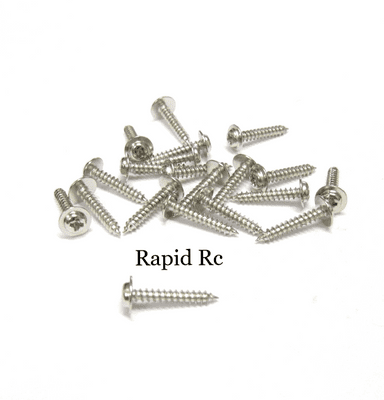 Servo Fixing Screws  Self Tapping Screw 2mm x 12mm Phillips head w/shoulder (20pcs)