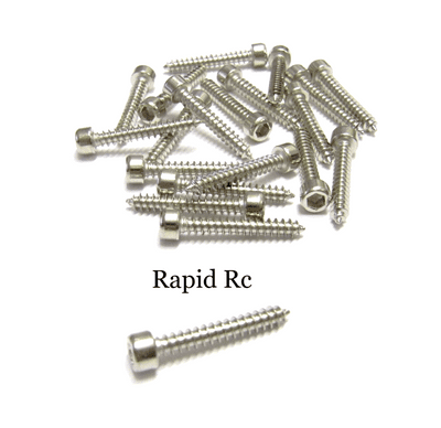 Servo Mounting Screws 3mmx20mm Socket Head silver