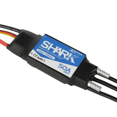 Shark Marine 50A BEC ESC (2-6 LiPo) (Water-cooled)