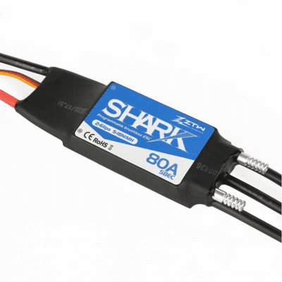 Shark Marine 80A BEC ESC (2-6 LiPo) (Water-cooled)