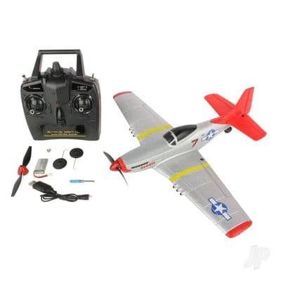 Sonik RC P-51 400 RTF 4-Channel with Flight Stabilisation