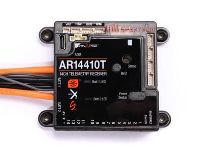 Spektrum AR14400T 14 Channel PowerSafe Telemetry Receiver SPMAR14400T
