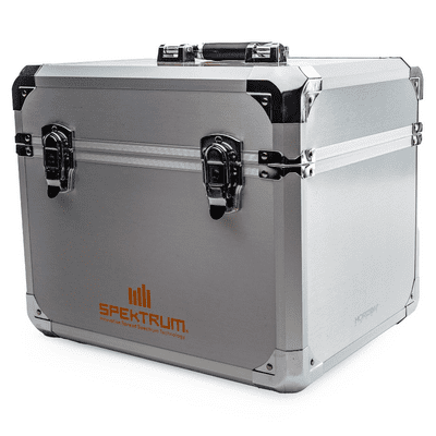 Spektrum Dual Aluminum Stand Up Transmitter Case P-SPM6726