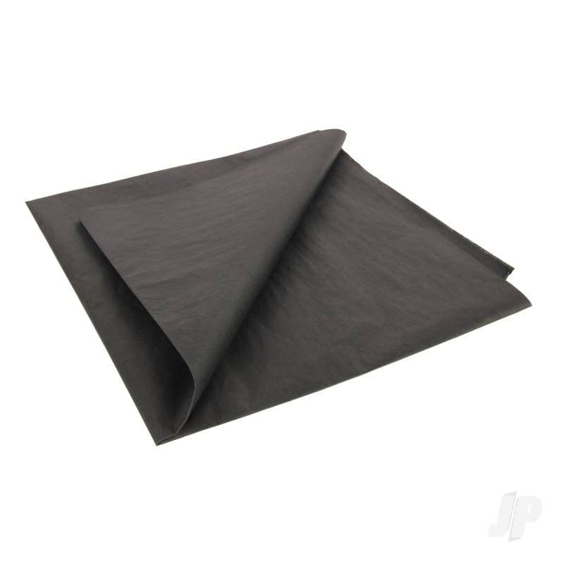 Stealth Black Lightweight Tissue Covering Paper 50x76cm 5 Sheets