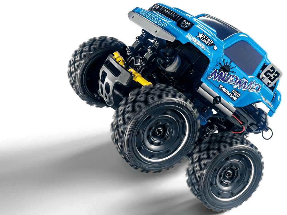 TAMIYA MUDMAD ラジコンカー 青　sw-01 Tamiya RC MudMad - SW-01 - YouTube