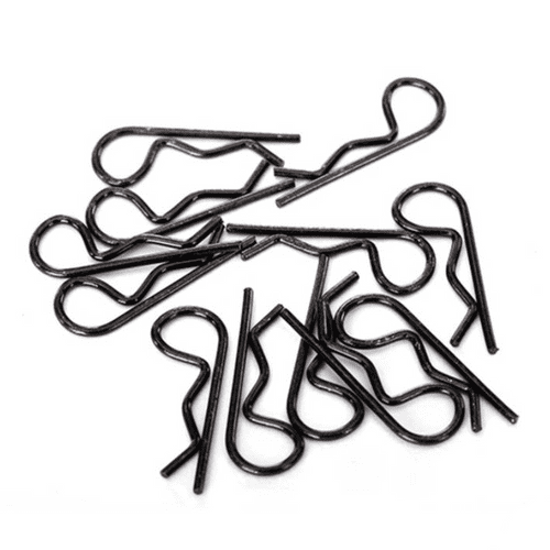 Traxxas Body clips, black (12 pcs) (standard size) TRX1834A