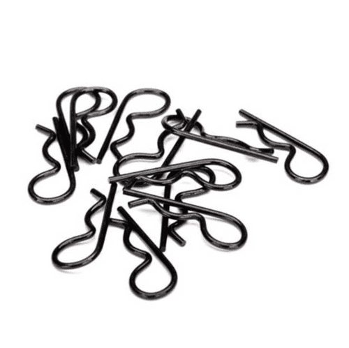 Traxxas Body clips, heavy duty (black) (12 pcs) TRX3934A