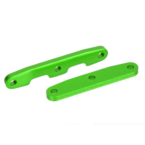 Traxxas Bulkhead tie bars, Front & Rear, aluminium (Green-anodized) TRX6823G
