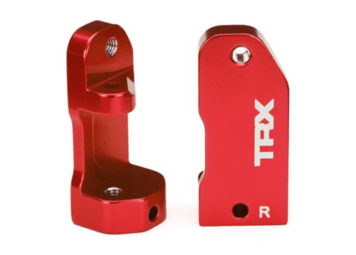 Traxxas Caster blocks, 30-degree, Red-anodized TRX3632X