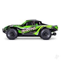 Traxxas Maxx Slash 1:8 4WD RTR Short Course Truck, Green (+ TQi 2-ch, VXL-6S, Velineon 2000kV, TSM)