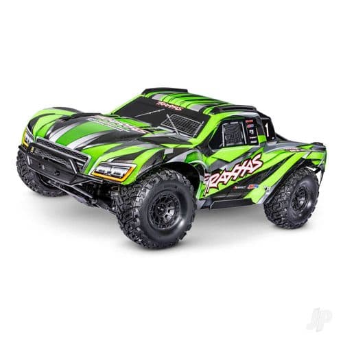 Traxxas Maxx Slash 1:8 4WD RTR Short Course Truck, Green (+ TQi 2-ch, VXL-6S, Velineon 2000kV, TSM)