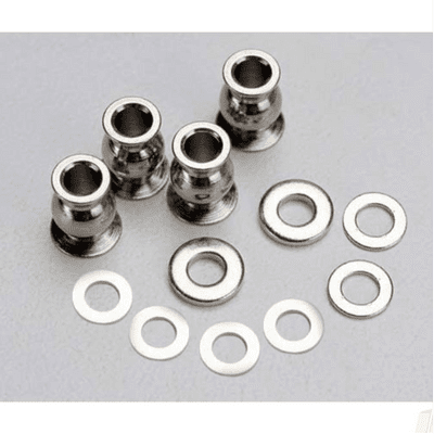 Traxxas Shim Set, 3x7x1mm (2 pcs), 3x6x0.5mm (4 pcs), 3x7x2mm (2 pcs) / hollow balls, captuRed (4 pc