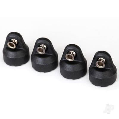 Traxxas Shock caps (black) (4 pcs) (assembled with hollow balls)  TRX8361