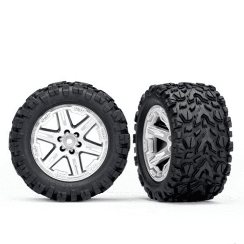 Traxxas Tyres and Wheels, Assembled Glued (2.8in) (2 pcs) TRX6774R