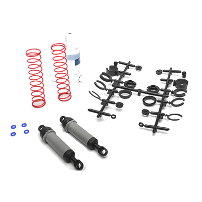 Traxxas Ultra shocks (grey) (XX-Long) (complete with spring pre-load spacers & springs) (Rear) (2 pc
