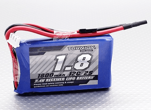 Turnigy 1800mAh 2S 12C Lipo Receiver Pack