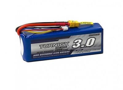 Turnigy 3000mAh 6S 40C Lipo battery Pack w/XT-60