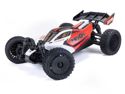 TYPHON 1/14 GROM MEGA 4X4 Buggy with Battery & Charger Red