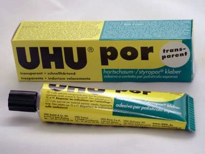 UHU Por Styrofoam adhesive 40g tube UHU45900