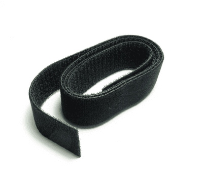 Velcro 25mm Wide (loops & hooks integrated) 1 Meter - Black