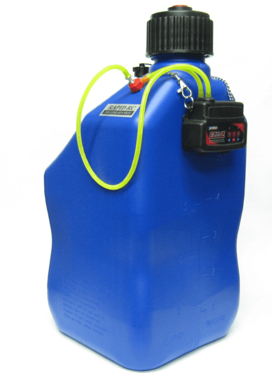 VP Racing Fuel Caddy 20 Litre with Electric pump Blue