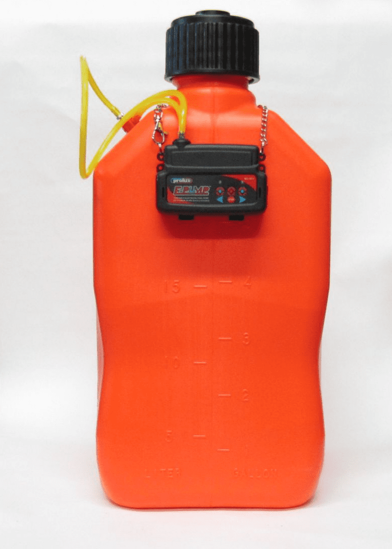 VP Racing Fuel Caddy 20 Litre with Electric pump Orange