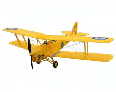 VQ  DH-82 TIGER MOTH (YELLOW) 55IN ARF VQA139Y