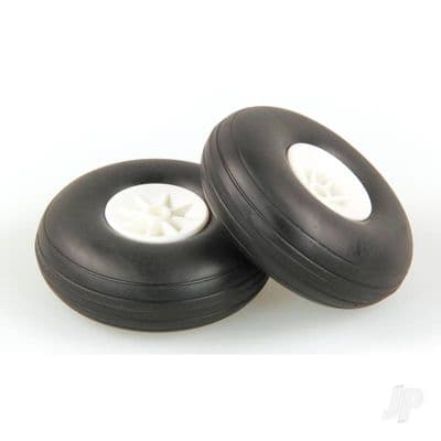 Wheels 2-1/2 in - ( 63mm) White Wheels