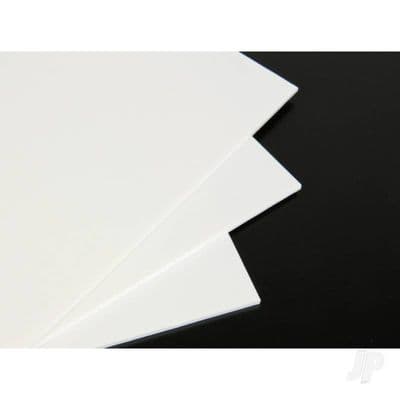 White Plastiglaze 9x12in  30 Thou. ( 0.75mm)
