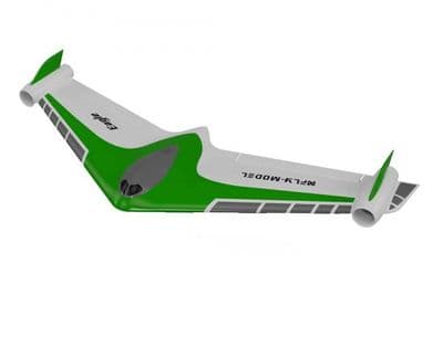 XFLY EAGLE 40MM EDF FLYING WING  WITH GYRO - GREEN