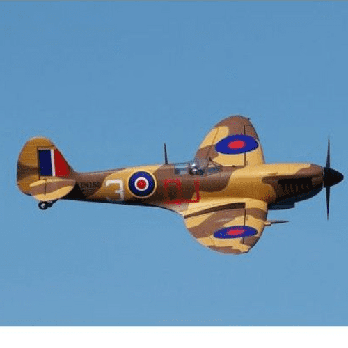 Xfly Supermarine Spitfire MKIX 1200mm PNP - (Desert) Brown XF123P-B