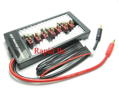 XH 2-6S Parallel Charging Balance Harness LK-1004D - T Connector 4mm Bullet Connector