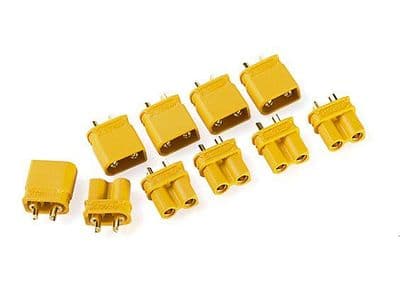 XT30 Connectors  Male/Female Pair (5 Pairs)