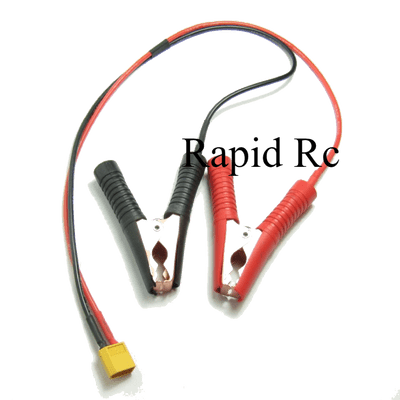 XT60 12 Volt Charger Power Lead With Crocodile Clips