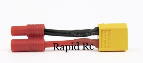 XT60 to HXT 3.5mm Connector Battery Adapter (compatible with Walkera QR X350)