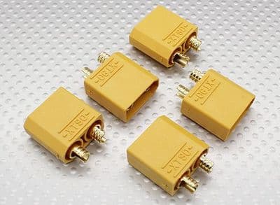 XT90 Connectors Male (5pcs/bag)