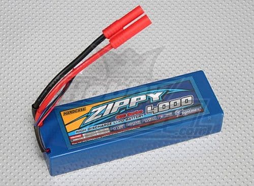 ZIPPY 4000mAh 2S1P 30C Hardcase Pack