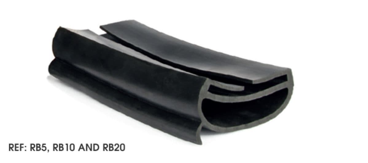 Commercial Roller Shutter Door rubber seal 2m 6 6"