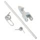 Zanussi Washing Machine White Door Handle Catch Pin Spring Latch Kit  4055087003