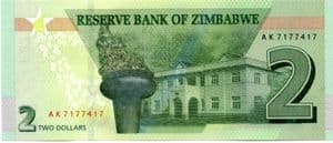 100001 ZIMBABWE P101 2019 2 RTGS Dollars banknote uncirculated