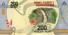 51598b MADAGASCAR P98 200 Ariary banknote uncirculated