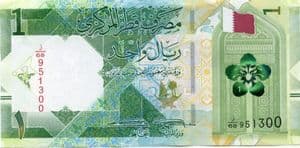 63832 QATAR P32 2020 1 Riyal banknote uncirculated