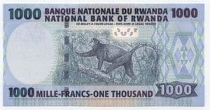 79935 RWANDA P35  01-02-2008 1,000 Francs banknote uncirculated