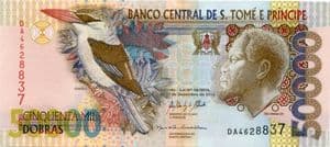 80268 ST.THOMAS & PRINCE P68a 22nd October 1996 50,000 Dobras banknote