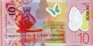 80271 ST.THOMAS & PRINCE P71 21st October 2016 10 Dobras banknote uncirculated