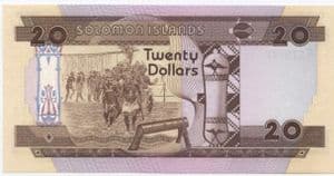 81216 SOLOMON ISLANDS P16a (1986) 20 Dollars banknote uncirculated
